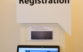 Registration stand - ESGE congress Brussels 2014