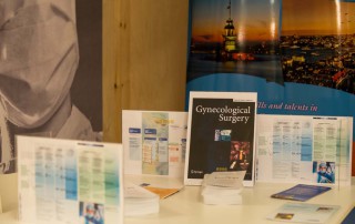Gynaecological surgery stand - ESGE congress Brussels 2014